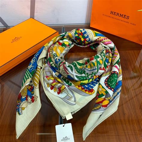 fake hermes scarves|vintage hermes scarf identification.